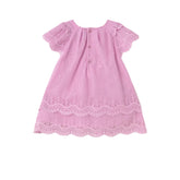 Baby Girls Embroidered Tulle Dress Mauve